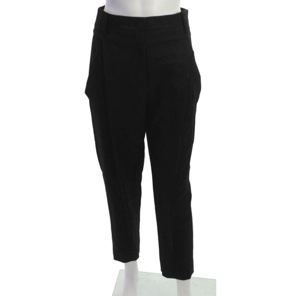 Hanii Y Womens Dress Pants Black Wool Zip Size 40